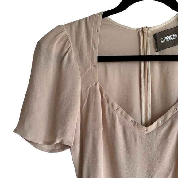 NWT Reformation Selena Mini Dress, Size 2 - Picture 7 of 13